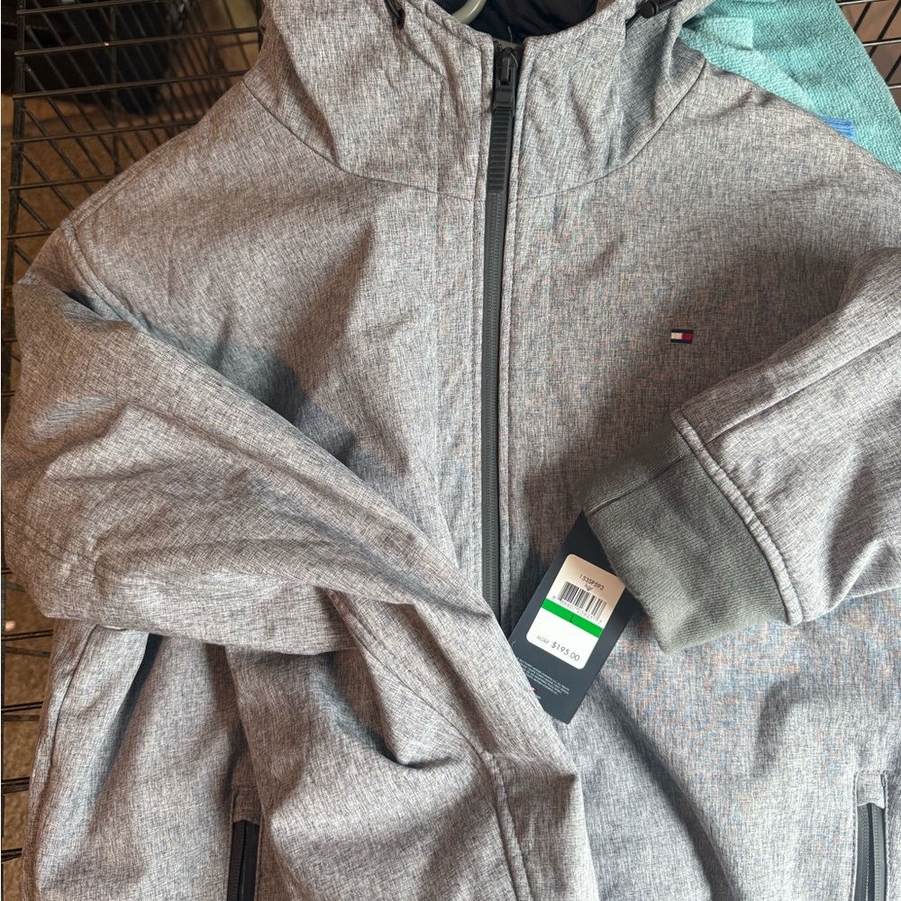 Tommy Hilfiger Gray Puffer Jacket